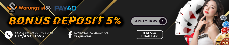 BONUS DEPOSIT DEPOSIT SETIAP HARI 5% WARUNGSLOT88